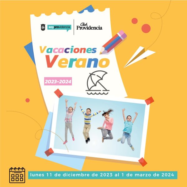 Programa Vacaciones De Verano 2023-2024 - Club Providencia